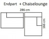 Zeus Endpart + Chaiselounge